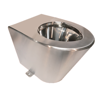 Inodoro suelo en acero inox aisi304 satinado