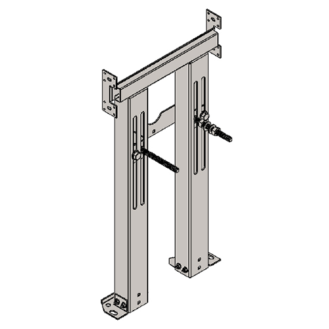 Soporte universal para inodoros suspensidos para pared en pladur